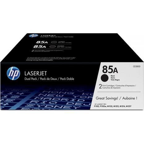 Toner εκτυπωτή ΗΡ 85A Black Dual Pack 2x1.6k CE285AD